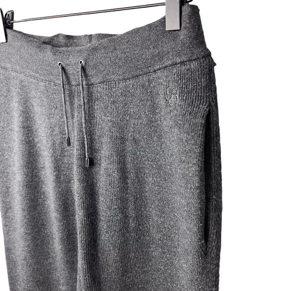 Ted Baker Luciiyy Drawstring Knit Joggers Pants Charcoal Gray Size 1 Loungewear - Picture 5 of 12